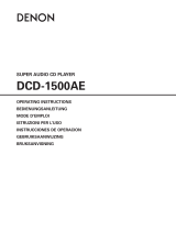 Denon DCD-1500AE Manual de usuario