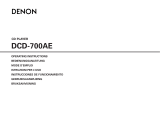 Denon DCD-700AE Manual de usuario