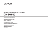 Denon DN-D4500 Manual de usuario
