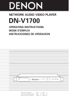 Denon DN-V1700 Manual de usuario