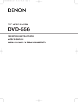 Denon DVD556 Manual de usuario