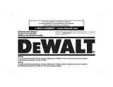 DeWalt DW758 3/4 HP Cast Iron Industrial  Manual de usuario