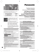 Panasonic SC-PM38 Manual de usuario