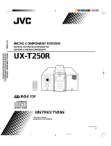 JVC UX-T250R Manual de usuario