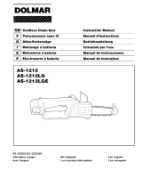Dolmar AS-1212, AS-1212LG, AS-1212LGE Manual de usuario