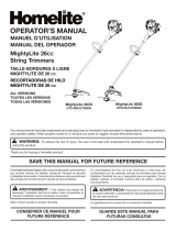 Homelite MightyLite 26CS UT29005 Manual de usuario