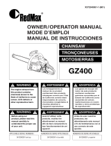 RedMax GZ400 Manual de usuario