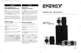 Energy Speaker Systems act Cinema Manual de usuario
