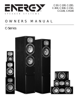Energy Speaker Systems C-C100 Manual de usuario