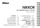 Nikon 24mm f/1.4G ED Manual de usuario