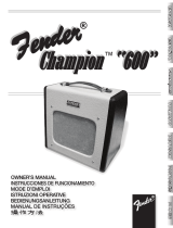 Fender 600 Manual de usuario