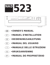 NAD 523 Manual de usuario