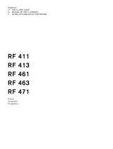 Gaggenau RF 461 Manual de usuario