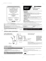 Sylvania SRT2232X Manual de usuario