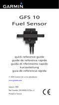 Garmin Sensor de Combustivel GFS 10 Manual de usuario