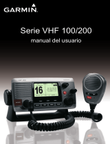 Garmin VHF 100/200 Manual de usuario