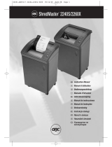 GBC ShredMaster 2260X Manual de usuario