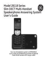 GE 28118BE1 - Digital Cordless Phone Manual de usuario