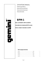 Gemini BPM-1 Manual de usuario