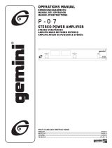 Gemini P-07 Manual de usuario