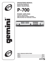 Gemini P-700 Manual de usuario