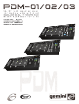 Gemini PDM-03 Manual de usuario