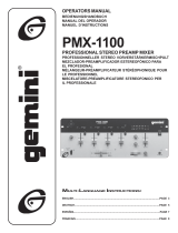 Gemini PMX-1100 Manual de usuario