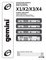 Gemini Power Amplifier Manual de usuario