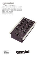 Gemini PS-121X Manual de usuario