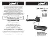 Gemini UHF-216HL Manual de usuario