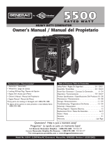Generac heavy duty geenrator 1654-0 Manual de usuario
