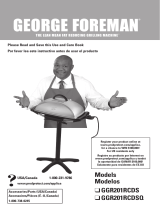 George Foreman GGR201RCDS Manual de usuario