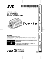 JVC Everio GZ-MG750 Manual de usuario