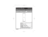 Hamilton Beach 51101 - Single Serve Blender Manual de usuario