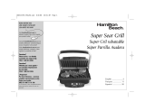 Hamilton Beach 25331 - Super Sear Nonstick Searing Grill Manual de usuario
