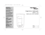 Hamilton Beach Single-Serve Coffeemaker Manual de usuario