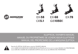 Horizon Fitness GS1050E Manual de usuario