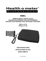 Health O Meter 498KL Manual de usuario