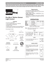 Heath Zenith DualBrite Motion Sensor Light Control 2LBL4 Manual de usuario
