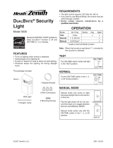 Heath Zenith SL-5630-BZ-D - Heath - 180 Degree Halogen Motion Sensing Security Light Manual de usuario