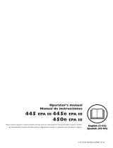 Husqvarna 450e EPA III Manual de usuario