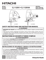 Hitachi CJ 120V Manual de usuario