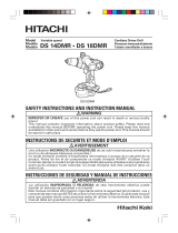 Hitachi ds 14dmr Manual de usuario