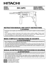 Hitachi DH 24PC Manual de usuario