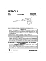 Hitachi DH 38MS Manual de usuario