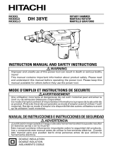Hitachi DH 38YE Manual de usuario