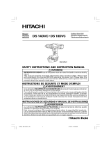Hitachi DS 18DVC Manual de usuario