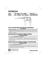 Hitachi Koki DV 16SS Manual de usuario
