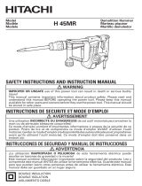 Hitachi H 45MR Manual de usuario