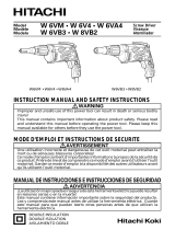 Hitachi W 8VB2 Manual de usuario